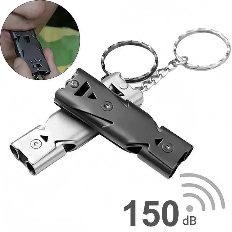Outdoor Camping Youtube - Draagbare overlevingsfluit sleutelhanger – Hoge decibel,