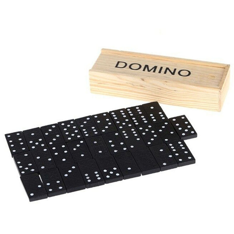 Outdoor Camping Games For Kids - 28 stks/set Houten Domino Bordspellen Tafelspel