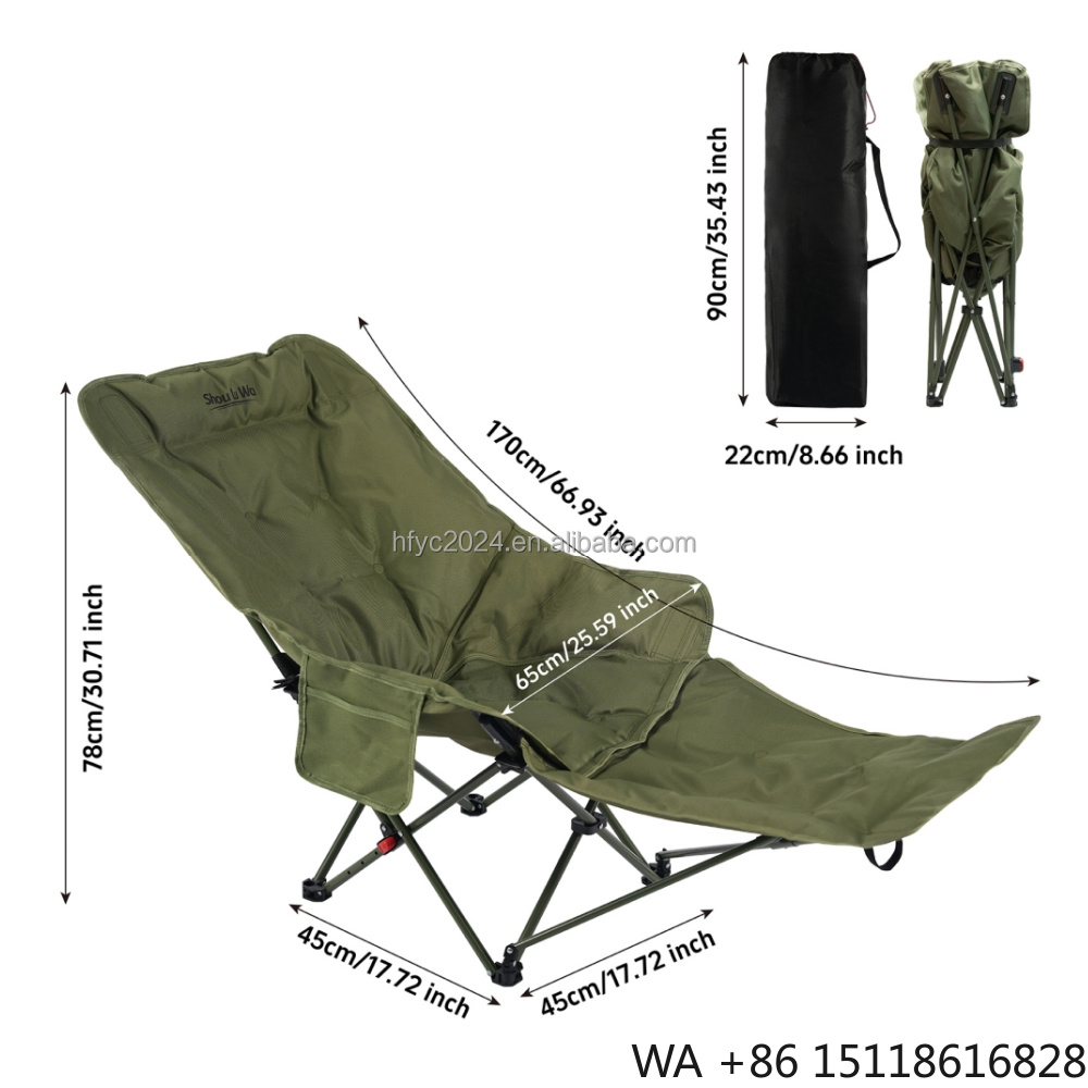 Outdoor Camping List - De nieuwe, dikke, opvouwbare, verstelbare, draagbare
