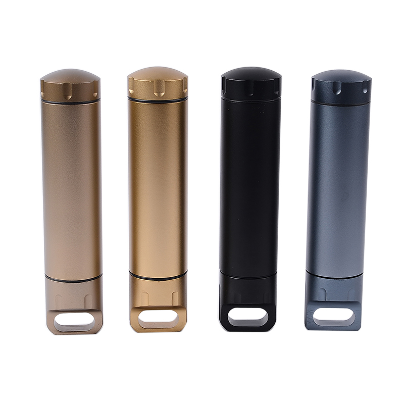 Outdoor Camping Youtube - Outdoor aluminium waterdichte pilhouder, matchdoosje, batterijcapsule,