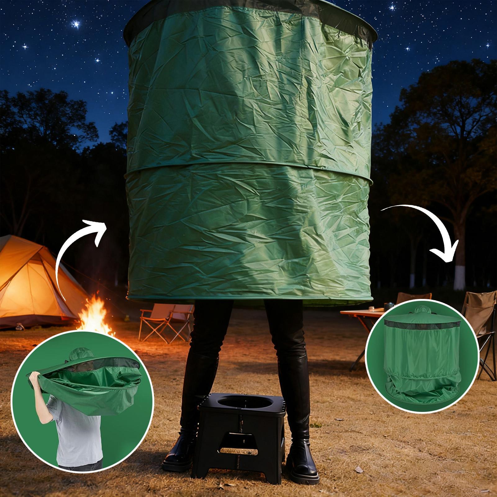 Outdoor Camping Toilet Tent - Campingtoilettent Draagbaar compact opvouwbaar privacyonderdak met