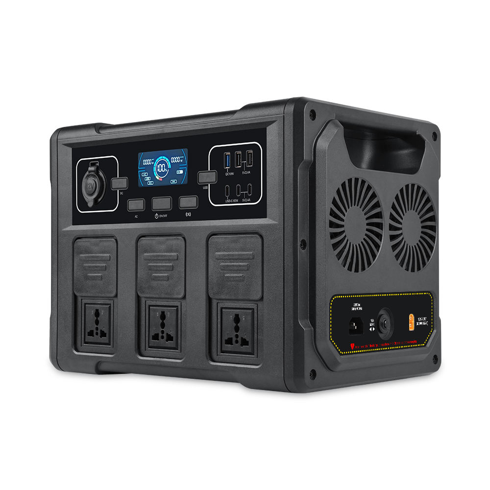 Portable Power Station - 1200W Draagbare Zonnegenerator, LiFePO4 Batterij MPPT