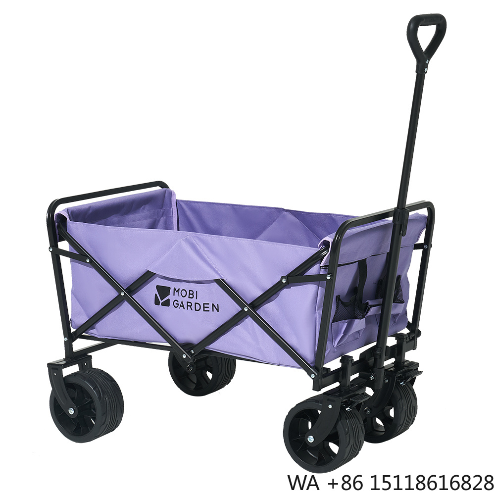 Outdoor Camping Vehicle - Mobi Garden Opvouwbare Vierwielige Draagbare Aanhangwagen