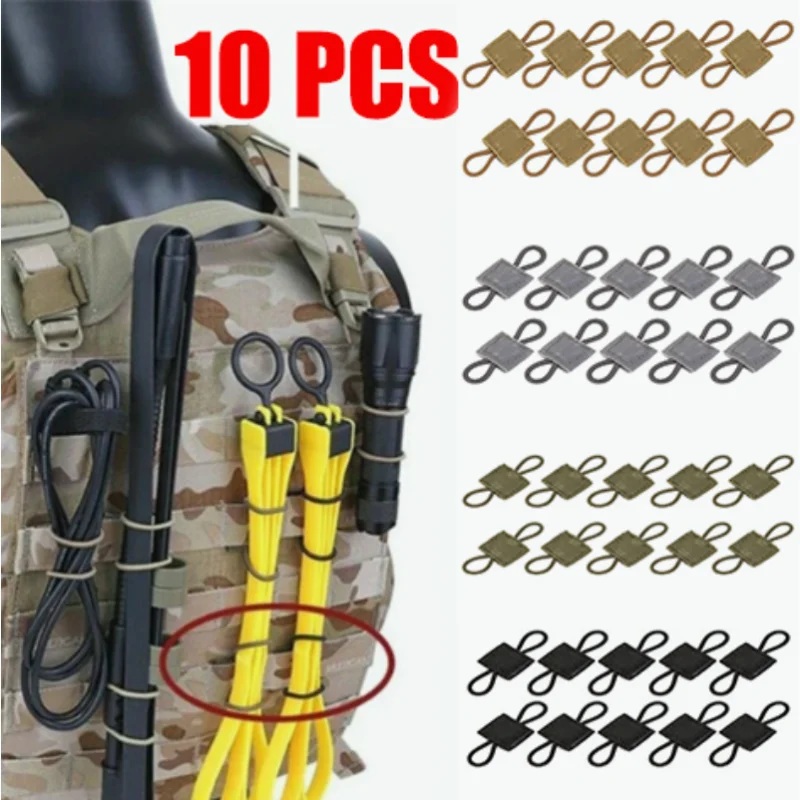 Outdoor Camping Youtube - 10PCS MOLLE elastische band tas bindende