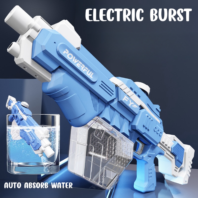 Outdoor Camping Games For Kids - Kinderen Elektrische Burst Waterpistool Volautomatisch Absorberen