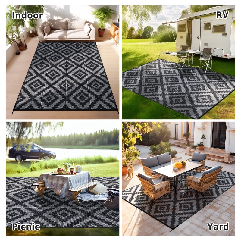Outdoor Camping Rugs 9X12 - (5x8, 6x9, 9x12, 9x18) Buitenmatten Tuinmat