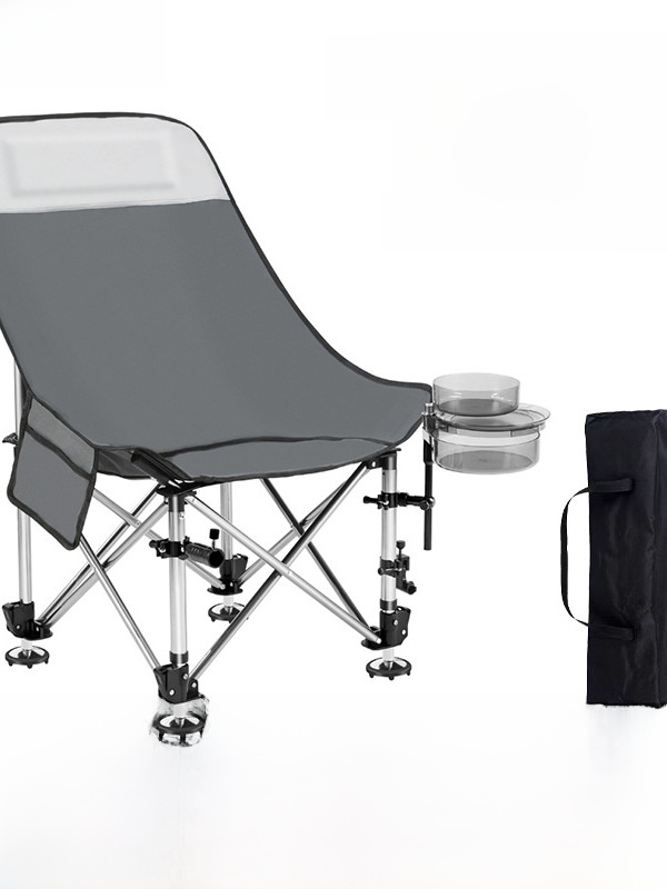 Outdoor Camping Gear Brands - Draagbare opvouwbare maanvisstoel met hol ontwerp,
