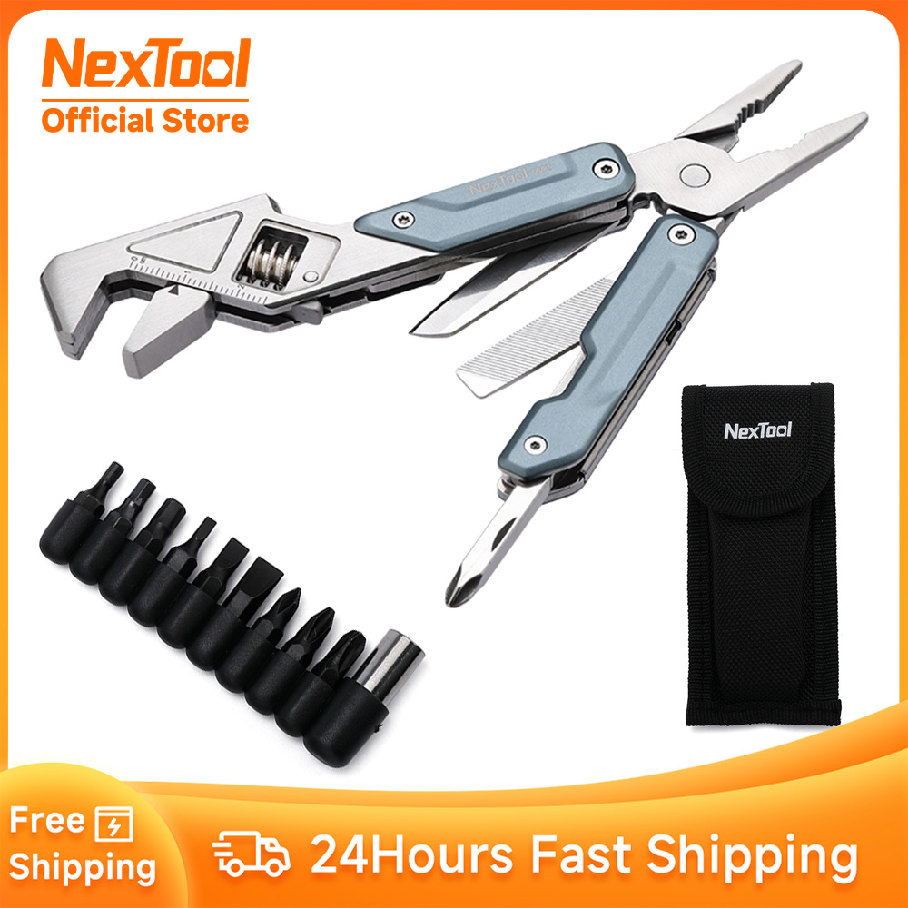 Outdoor Camping Glamping Share - NexTool 8-in-1 lichtsleutel W2 multitool vouwen