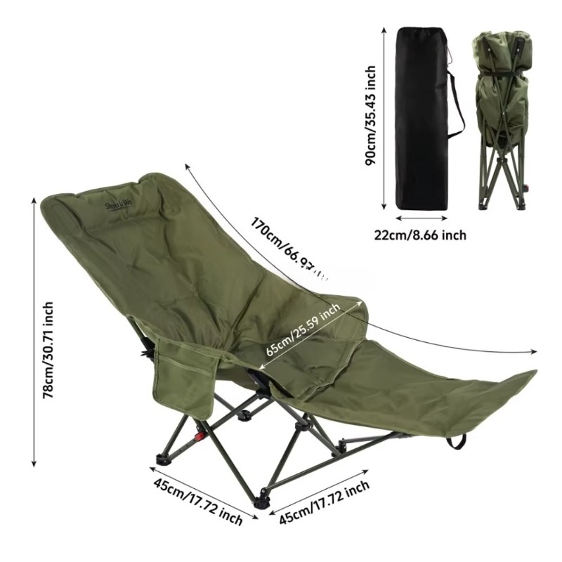 Outdoor Camping List - Nieuwe aanbieding Verdikte campingvissen opvouwbare verstelbare