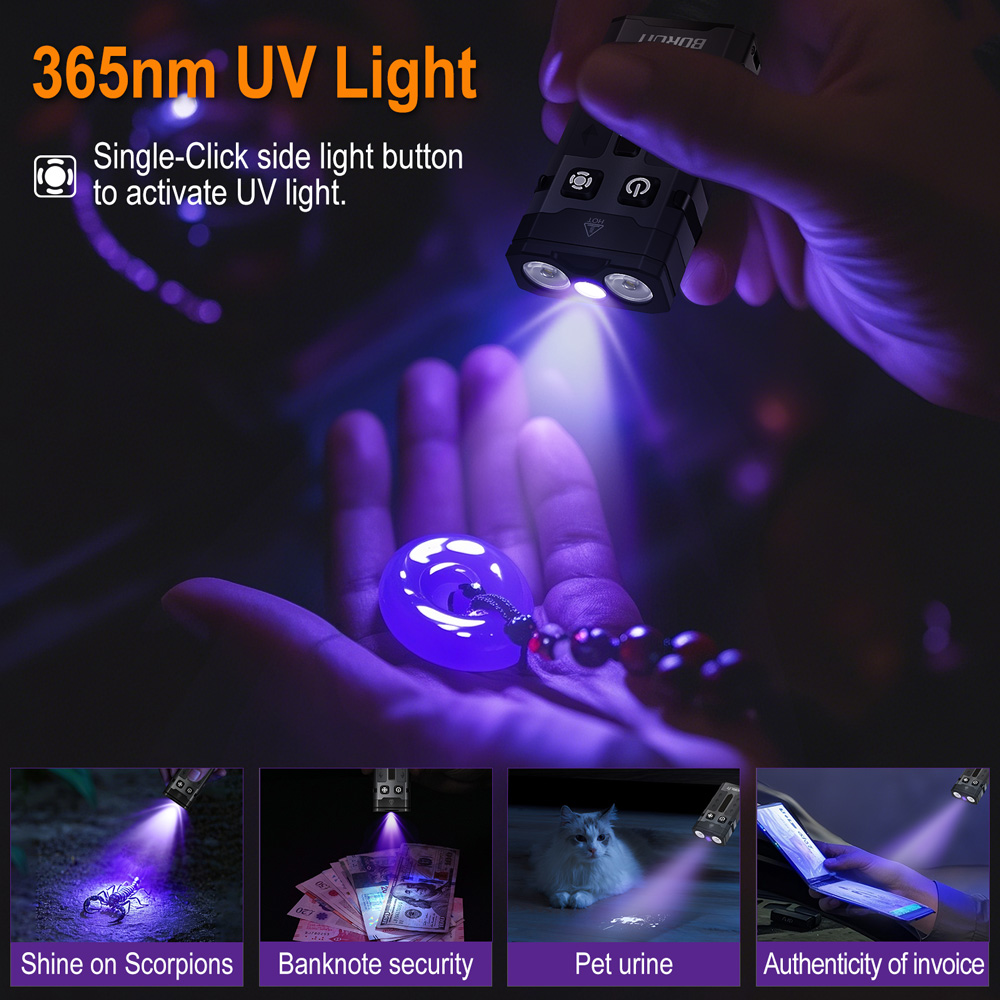 BORUiT EV20 EDC Zaklamp 1100LM - Outdoor Camping Glamping Share recensie en prijs