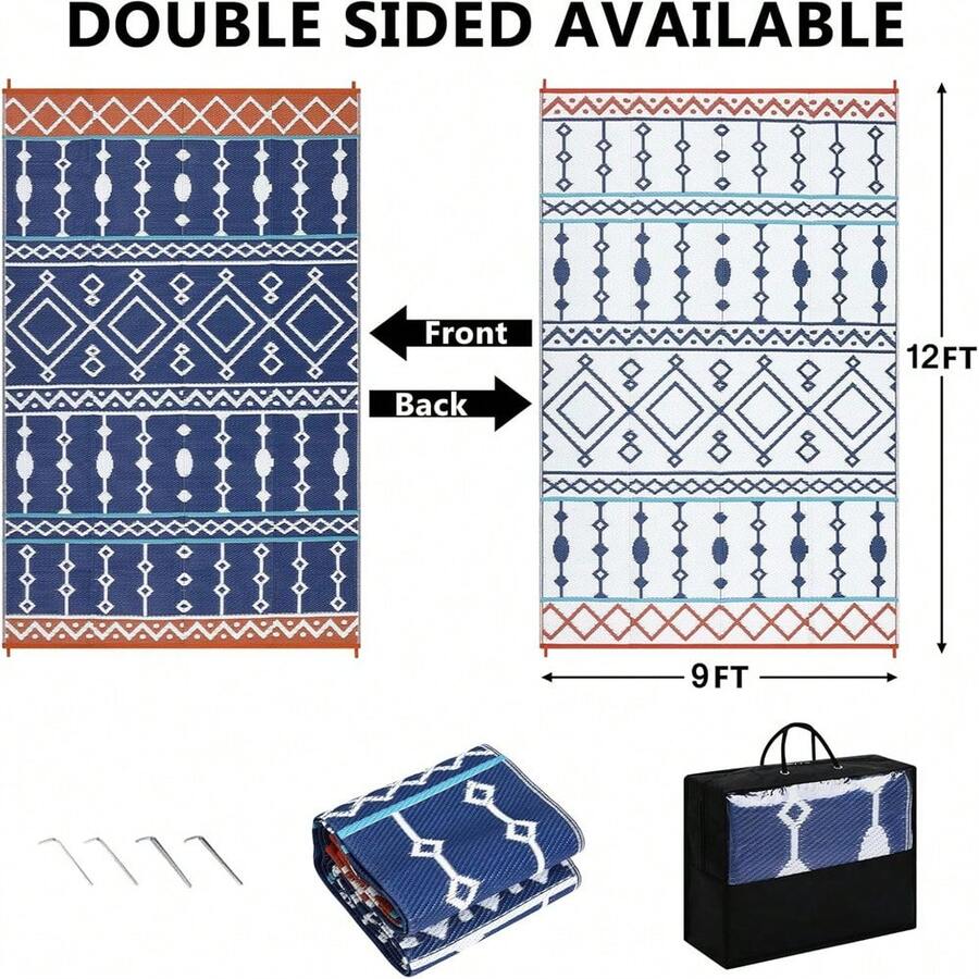 Meiyiu Buitenkleed, 8x10FT/9x1 - Outdoor Camping Rugs 9X12 recensie en prijs
