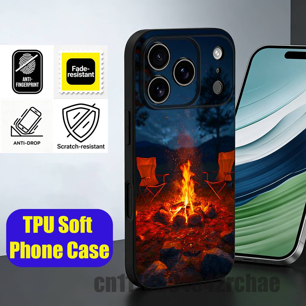 Telefoonhoesje van siliconen v - Outdoor Camping Wallpaper recensie en prijs