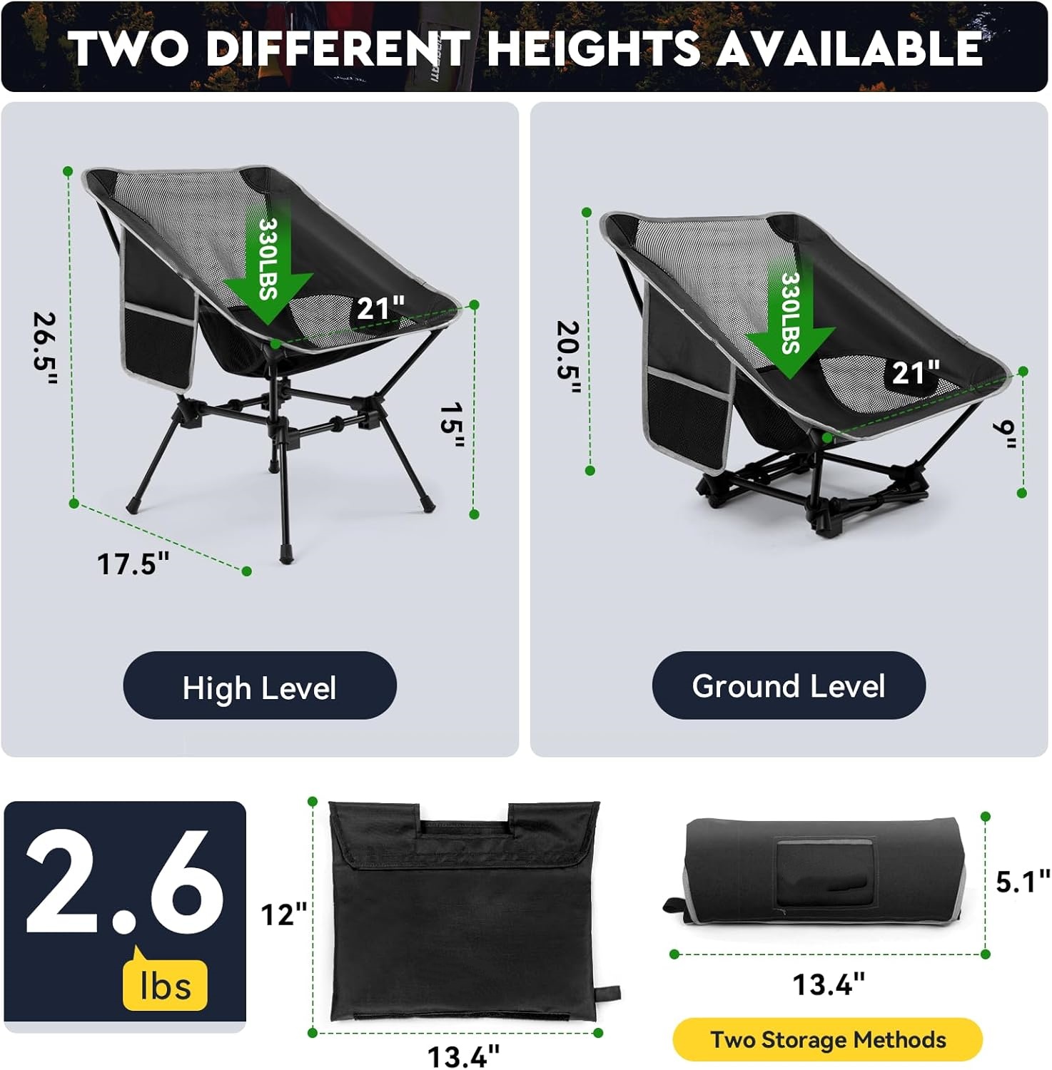 Lichtgewicht campingstoel, cam - Outdoor Chair Camping recensie en prijs