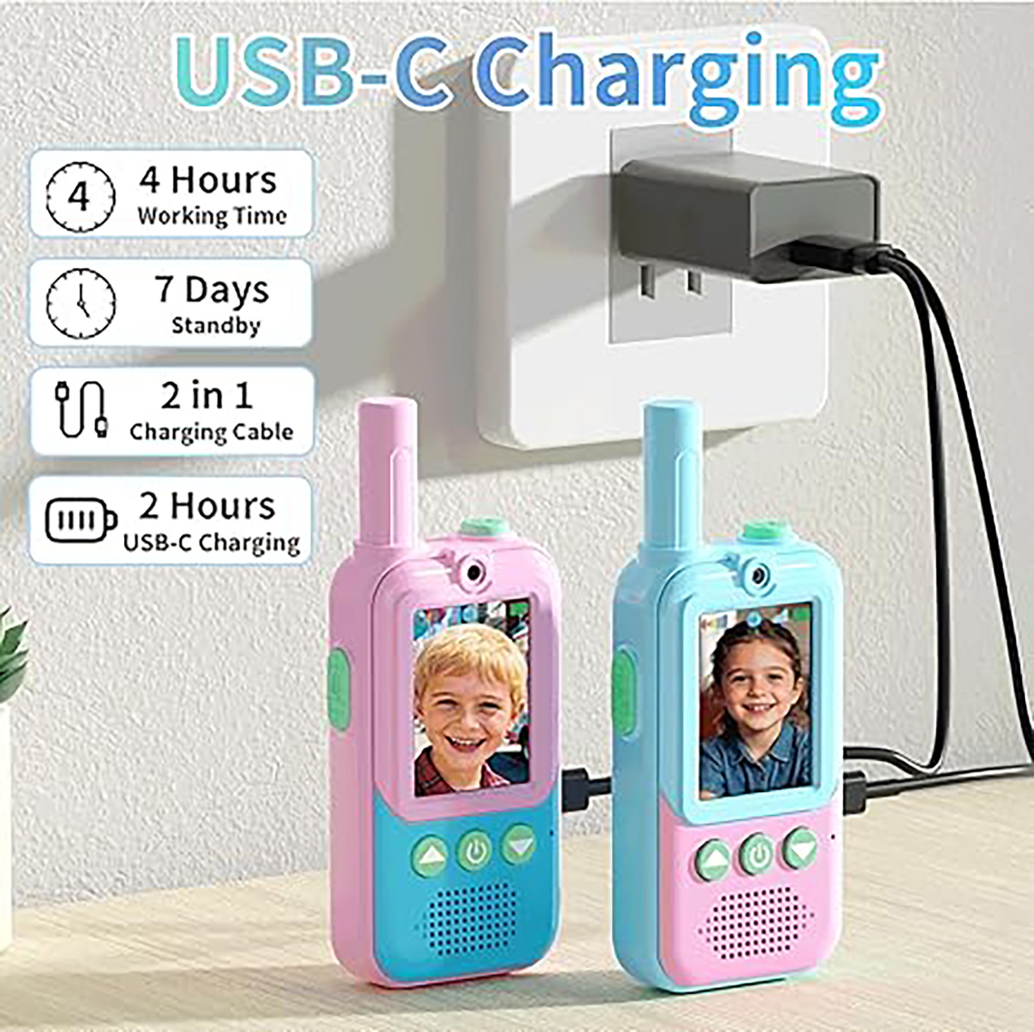 Oplaadbare video-walkie-talkie - Outdoor Camping Games For Kids recensie en prijs