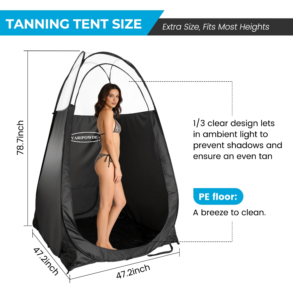 Zwarte Spray Tanning Tent, Dra - Outdoor Camping Toilet Tent recensie en prijs