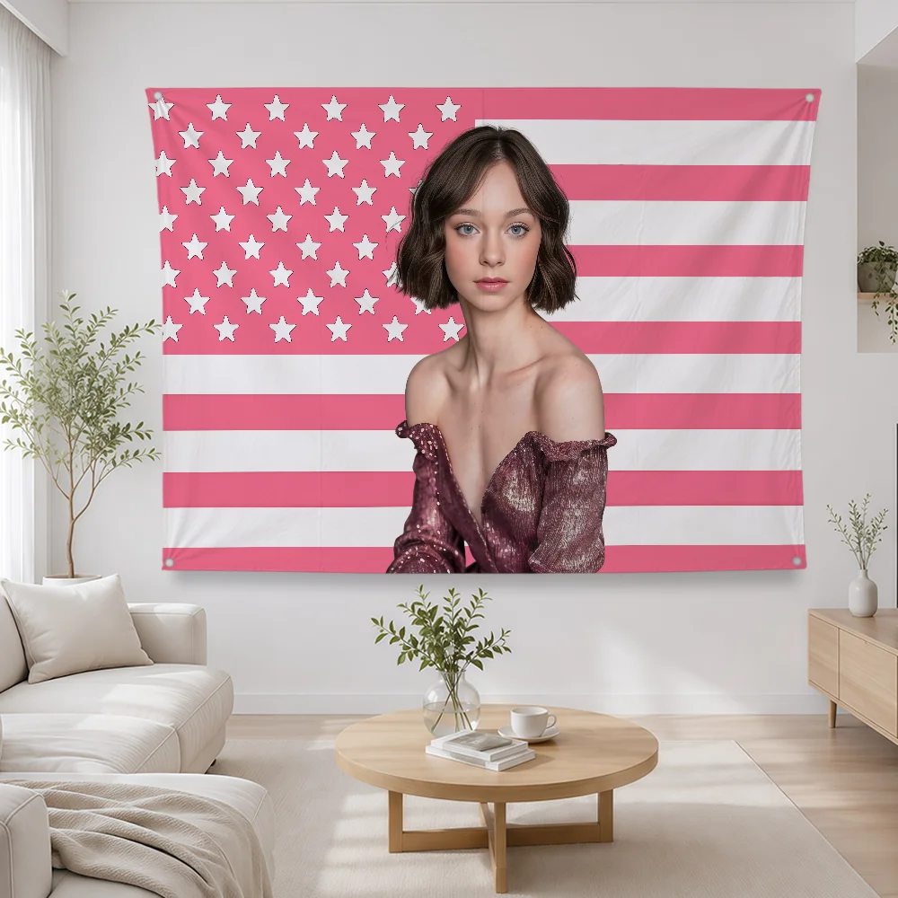Acteur E-Emma Myers Vlag Polye - Outdoor Camping Wallpaper recensie en prijs