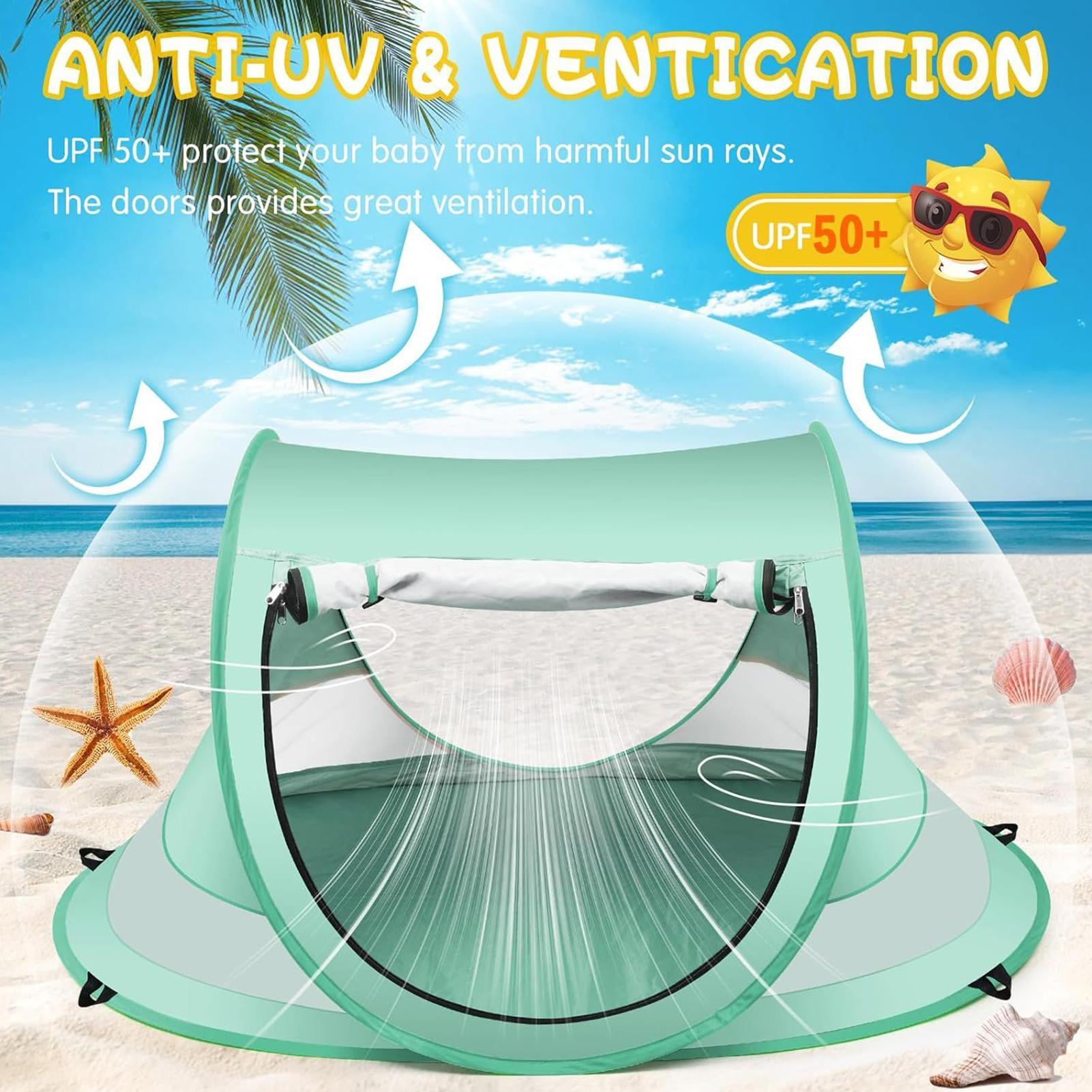 Strandtent voor kinderen UPF 5 - Outdoor Camping Games For Kids recensie en prijs