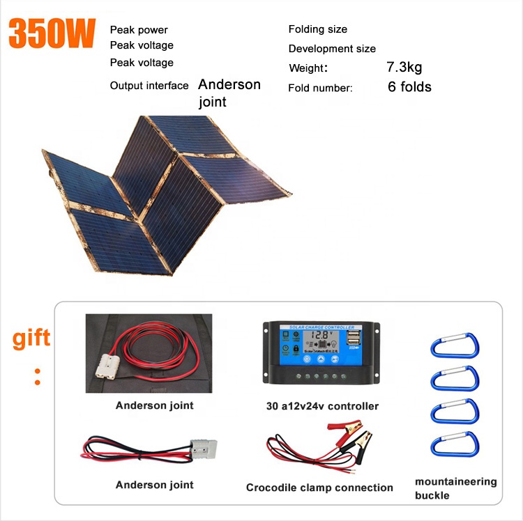 350W flexibel monokristallijn  - Portable Power Station recensie en prijs