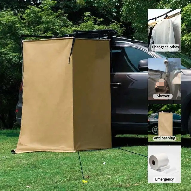 Buitentent voor auto, zijdelin - Outdoor Camping Toilet Tent recensie en prijs