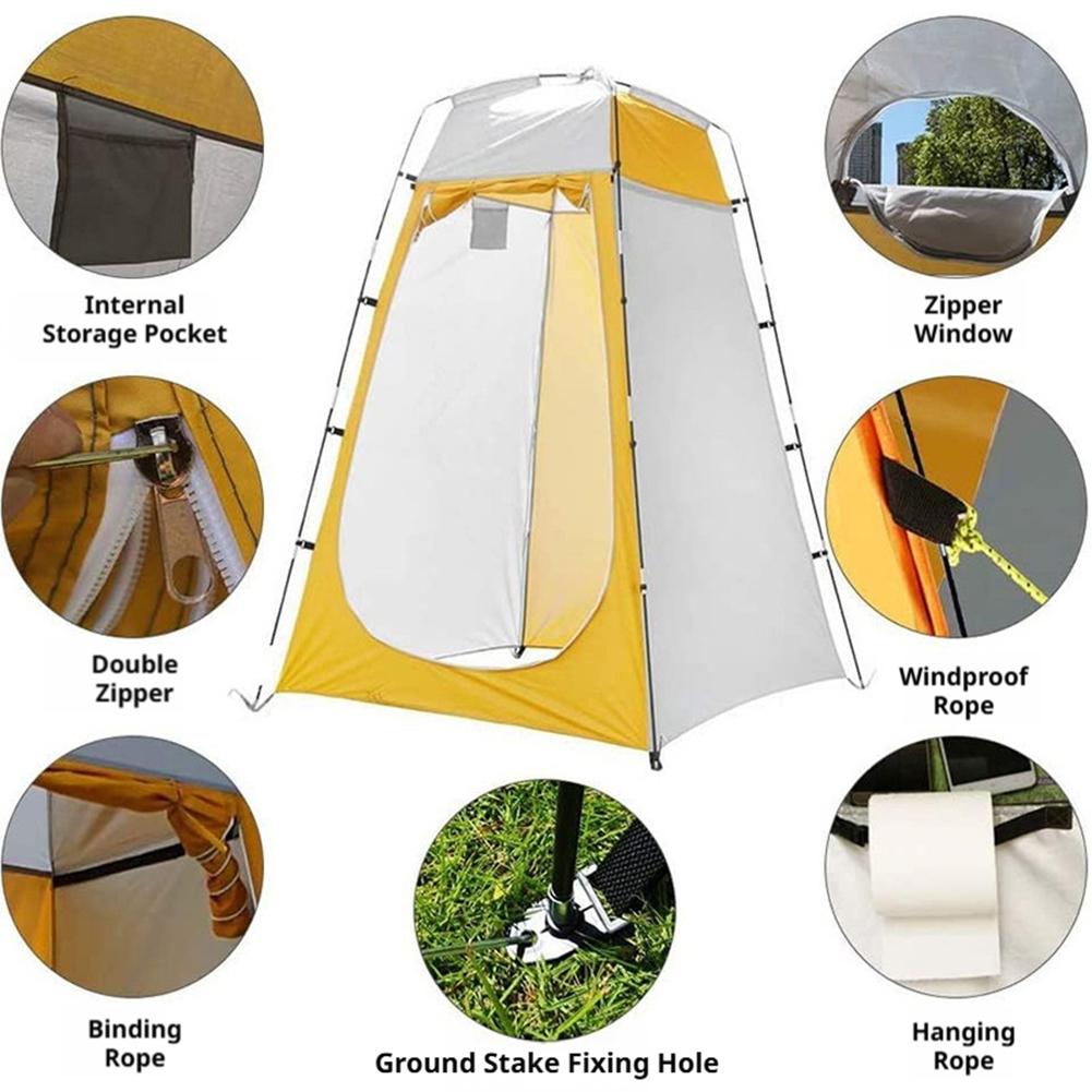 Draagbare douchetent Dubbellaa - Outdoor Camping Toilet Tent recensie en prijs