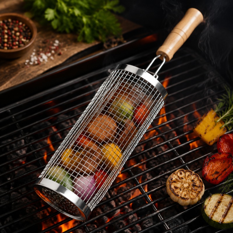 Ronde barbecue grillmandset va - Outdoor Camping Youtube recensie en prijs