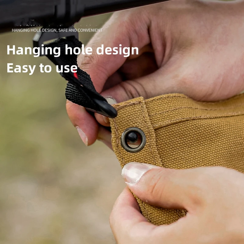 Outdoor canvas bestekorganizer - Outdoor Camping Wallpaper recensie en prijs