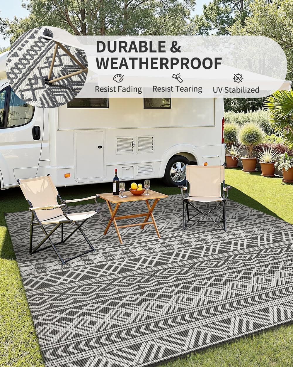 Buitentapijt Waterdicht 9x12 R - Outdoor Camping Rugs 9X12 recensie en prijs