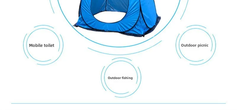 Badkamertent, kleedtent, mobie - Outdoor Camping Toilet Tent recensie en prijs