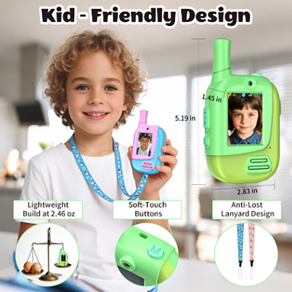 2-pack oplaadbare video-walkie - Outdoor Camping Games For Kids recensie en prijs