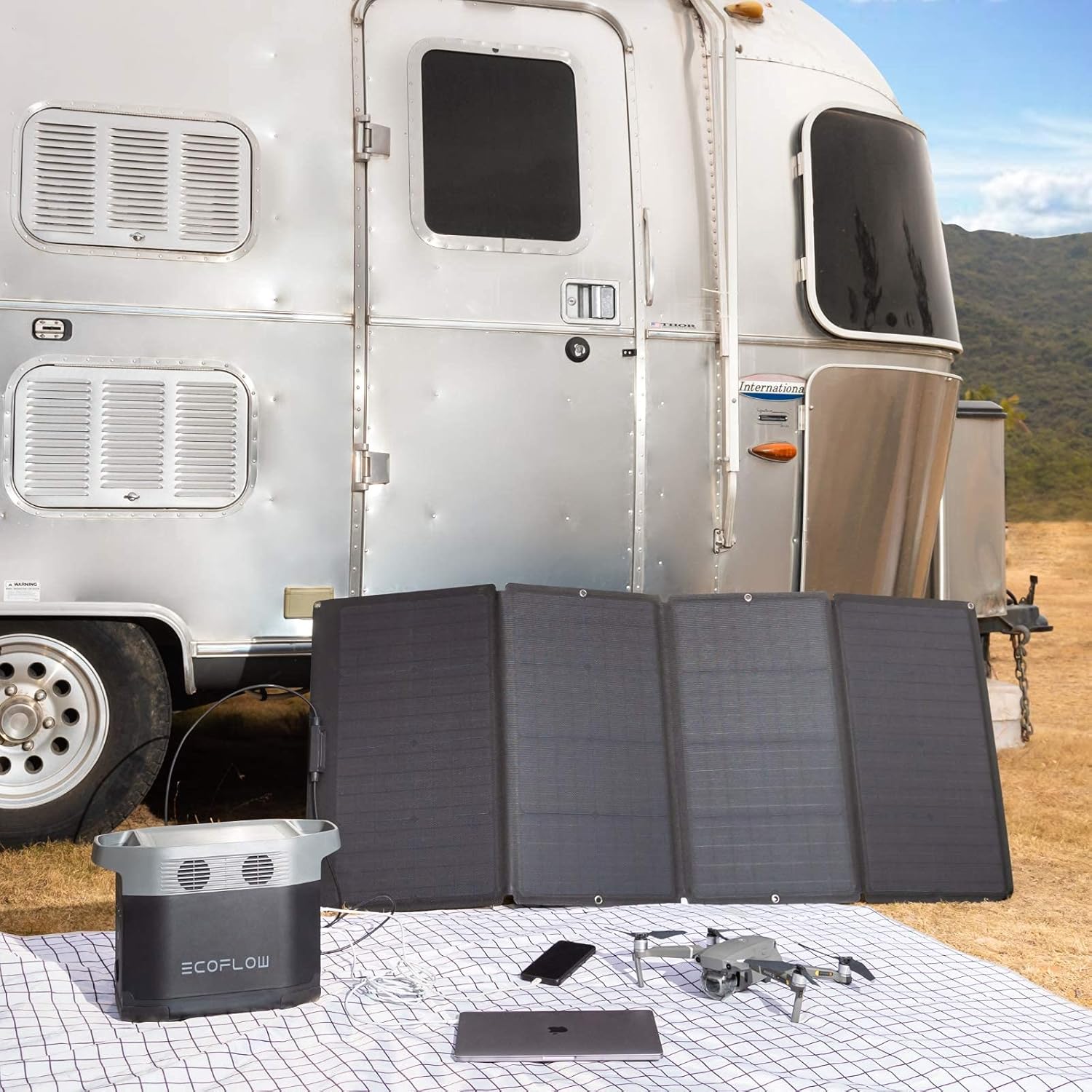 160 Watt opvouwbaar zonnepanee - Portable Power Station recensie en prijs