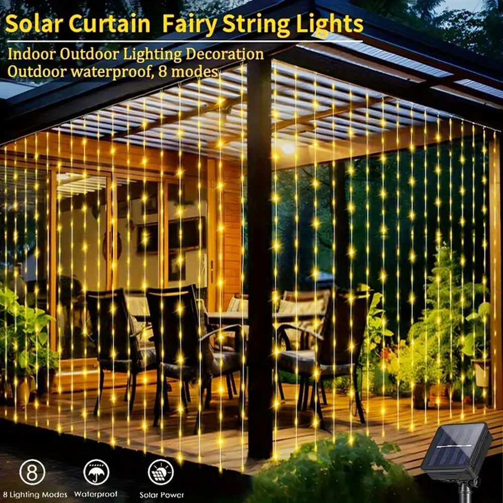 Solar LED-gordijnlicht Outdoor - Outdoor Camping Items recensie en prijs